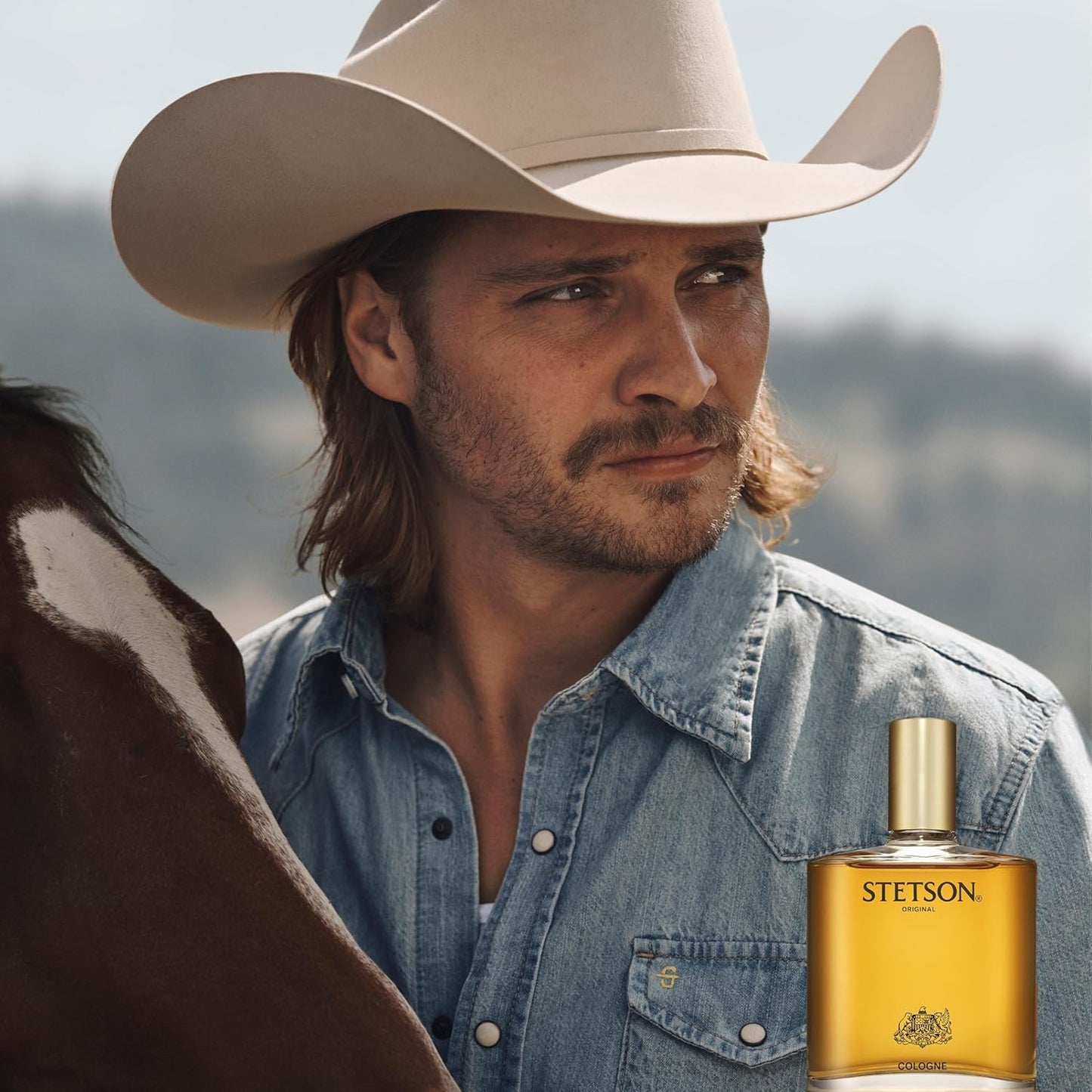 Stetson Cologne for Men - Classic Woody Aroma with Citrus, Patchouli & Tonka Bean - 0.75 Fl Oz