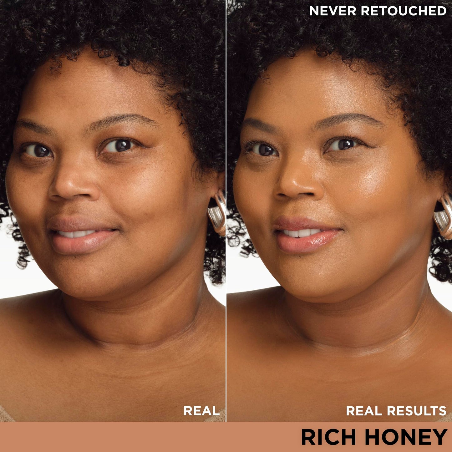 IT Cosmetics CC+ Nude Glow (Rich Honey) - Medium Coverage Foundation with SPF 40 & Brightening Glow Serum, Lightweight Skin Tint, 2% Niacinamide + Hyaluronic Acid, Up to 24H Hydration - 1.08 fl oz