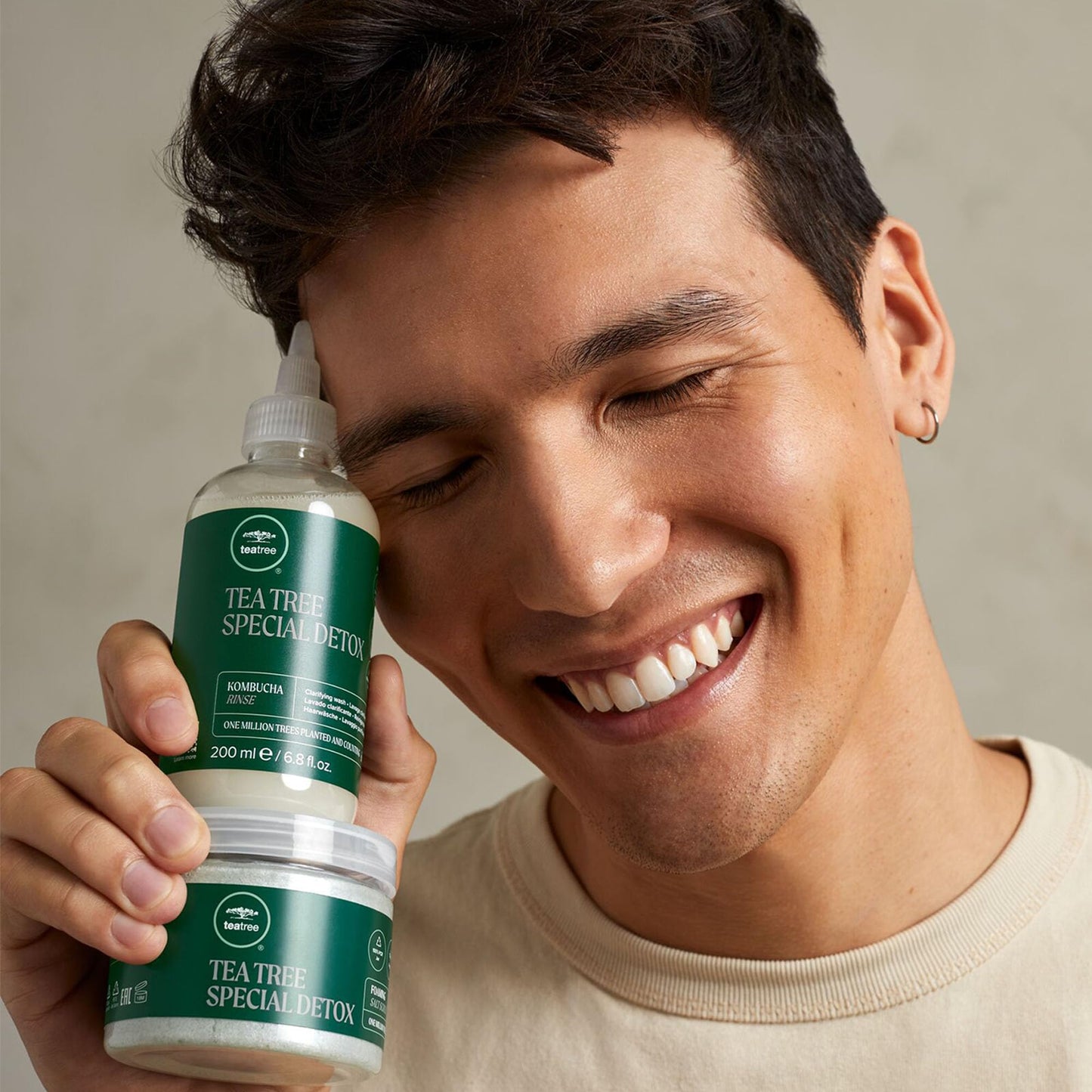 Tea Tree Special Detox Kombucha Rinse, Removes Buildup, Adds Shine, For All Hair Types