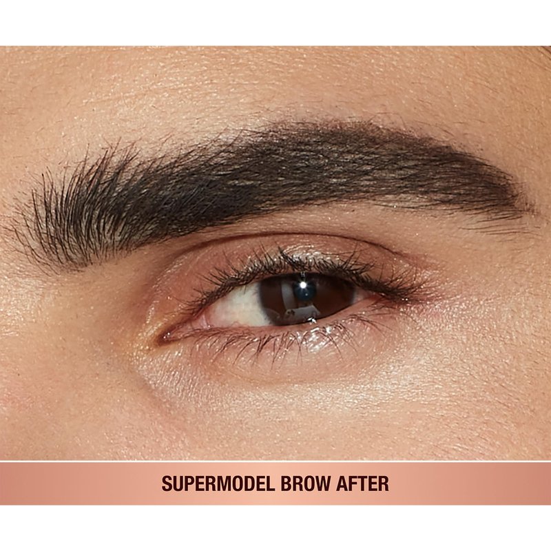 Charlotte Tilbury Legendary Brows Tinted Eyebrow Gel - Micro-Precision Brow Brush Adds Fullness, Texture & Feathered Definition - Water-Resistant Formula - Black Brown