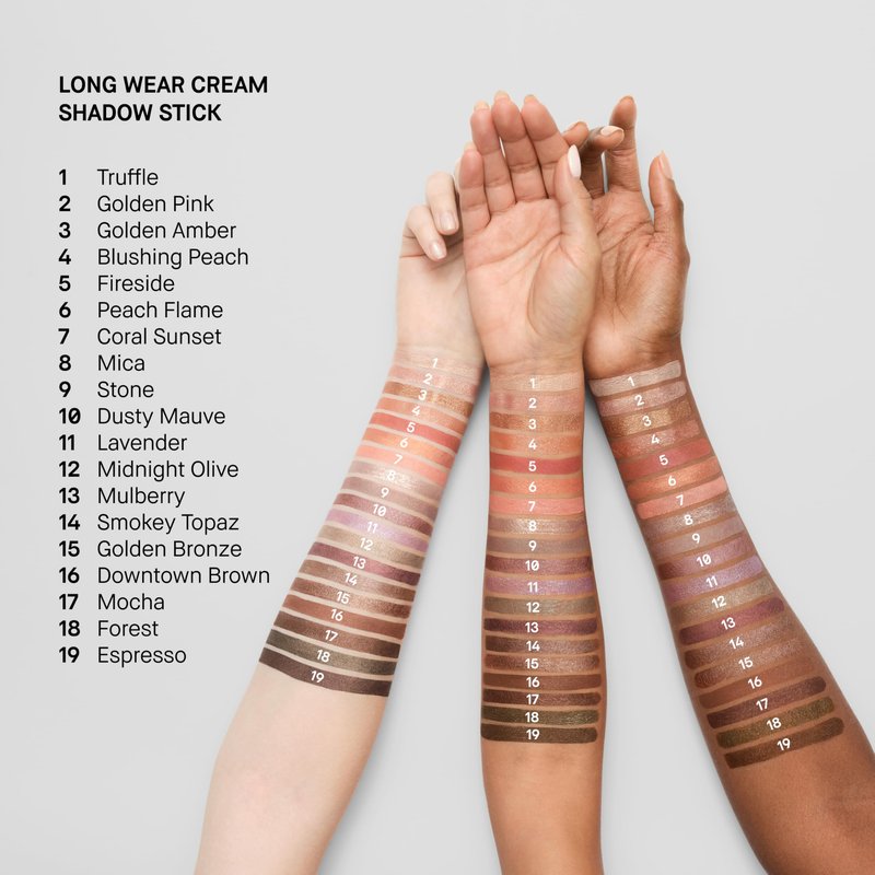 Bobbi Brown Long-Wear Cream Shadow Stick | 24-Hour Eyeshadow Stick | High-Pigment, Buildable Shades with Three Finishes, 0.05 Ounce, Stone