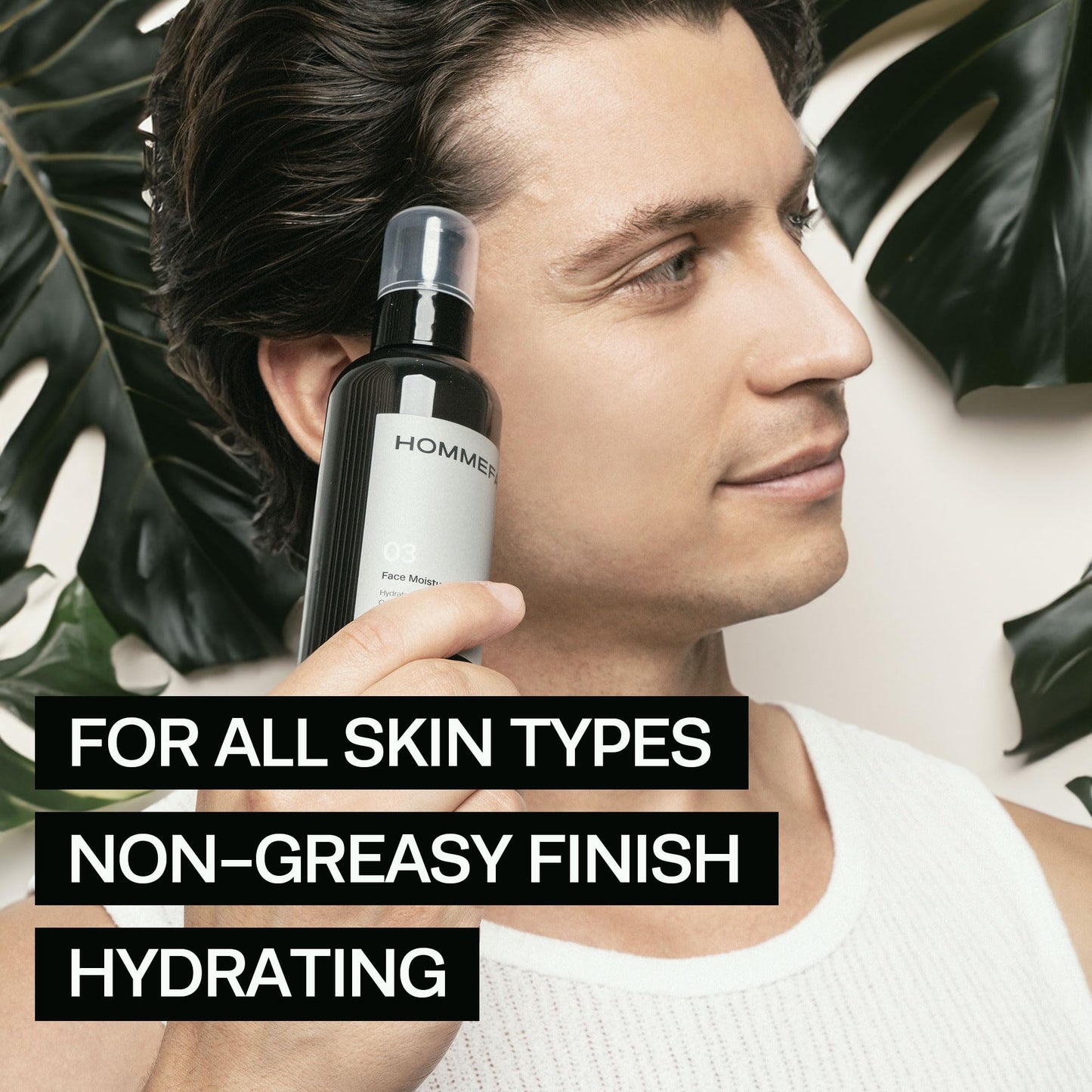 HommeFace Men’s Daily Face Moisturizer, 5.07 fl. oz. - Hydrating & Nourishing Facial Lotion - Korean Skincare Technology with Collagen, Witch Hazel & Cica Extracts