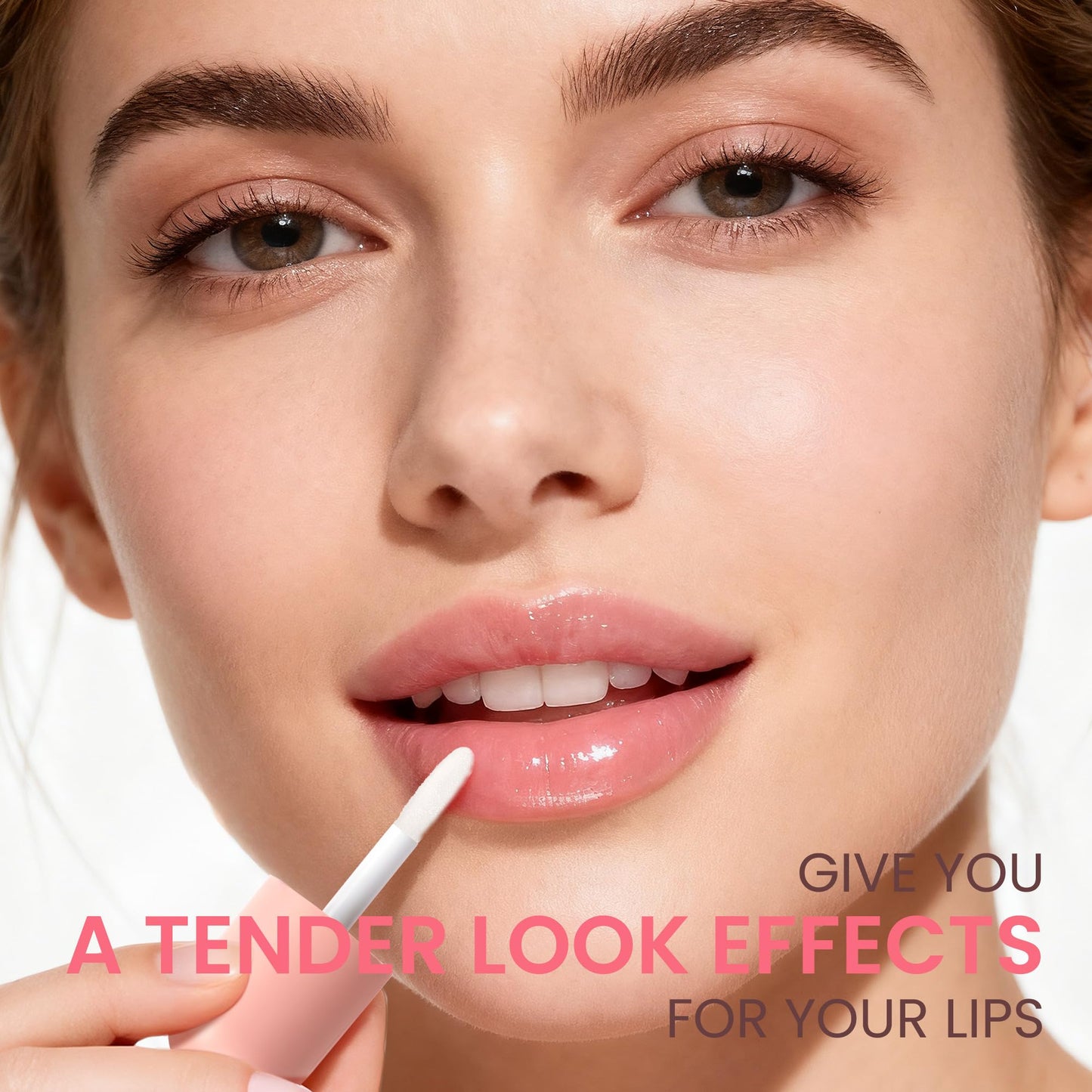 Lip Plumper by Vafee, Natural Lip Plumper and Lip Care Serum, Lip Enhancer for Fuller, Lip Mask, Beautiful Fuller, Hydrating & Reduce Fine Lines