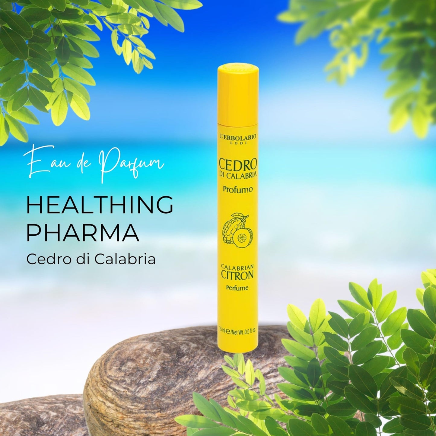 L'Erbolario Healthing pharma Profumo Cedro di Calabria 15 ml, 1