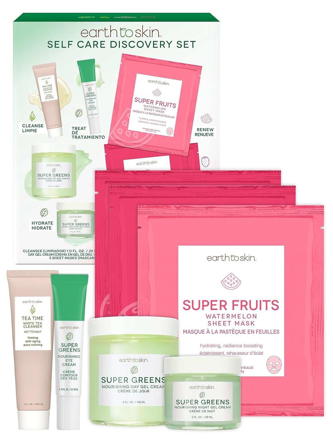 Self Care Discovery Set - Earth To Skin Natural Skincare Essentials