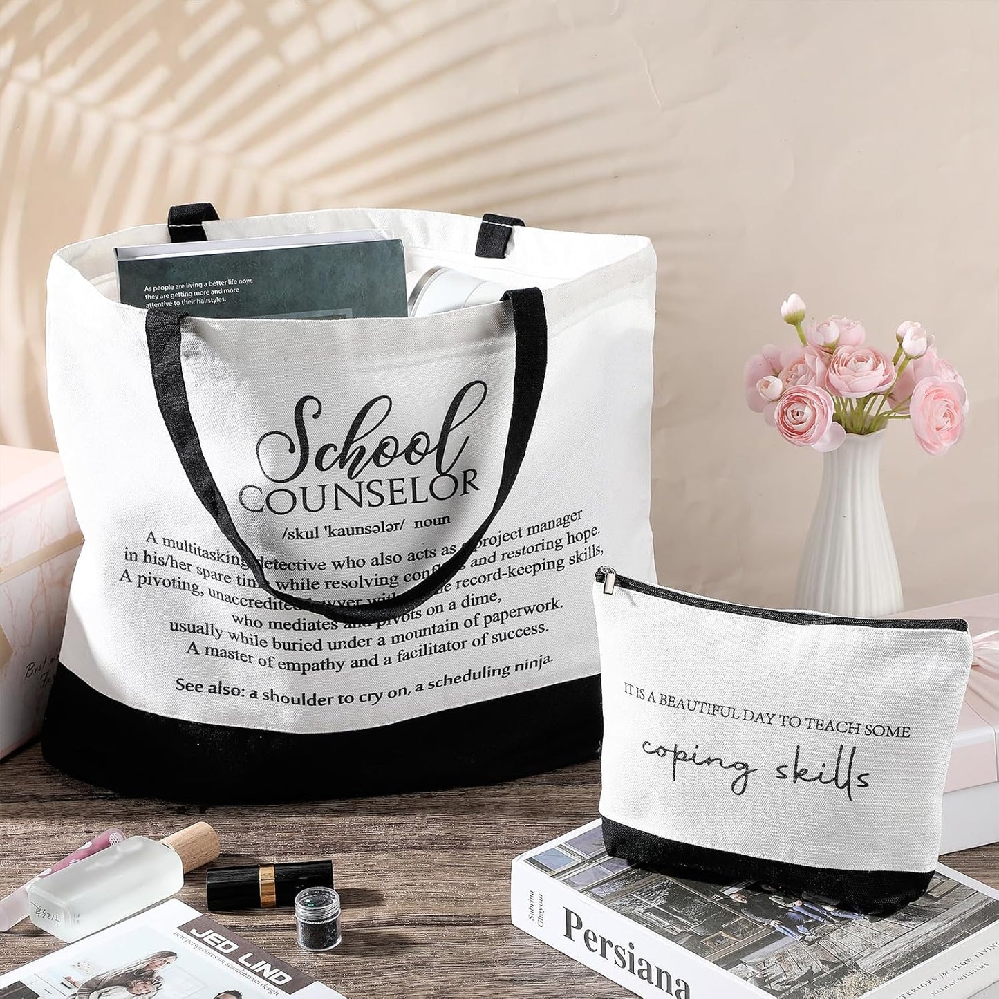Guidance Counselor Gift - Canvas Tote Bag for School Counselors | Graduation Appreciation