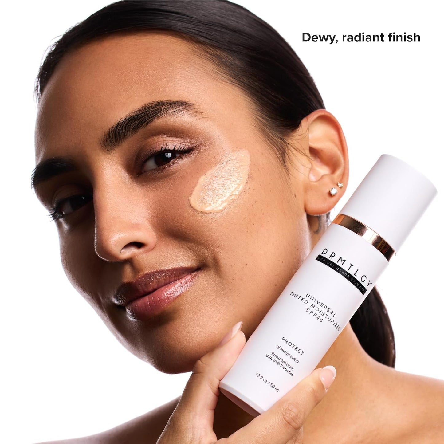 Universal Tinted Moisturizer SPF 46 - Hydrating Sunscreen with Zinc Oxide & Niacinamide | Lightweight Daily Face Cream, 1.7 oz
