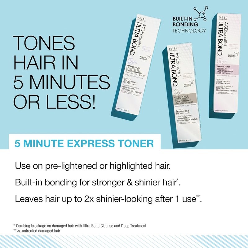 AGE Beautiful Demi Liqui-Creme Toner - 5-Minute Gray Hair Enhancer | Ammonia-Free, Nourishing Formula for Custom Shades