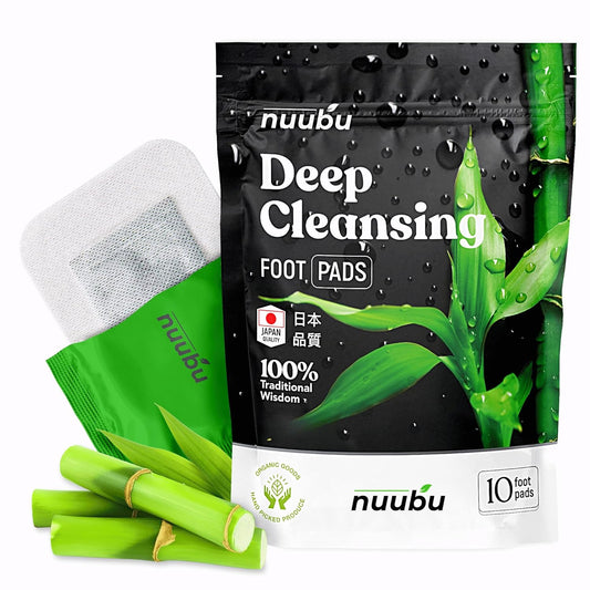 Nuubu | Deep Cleansing Foot Pads Mix | Original, Lavender, Ginger (30 Pads)