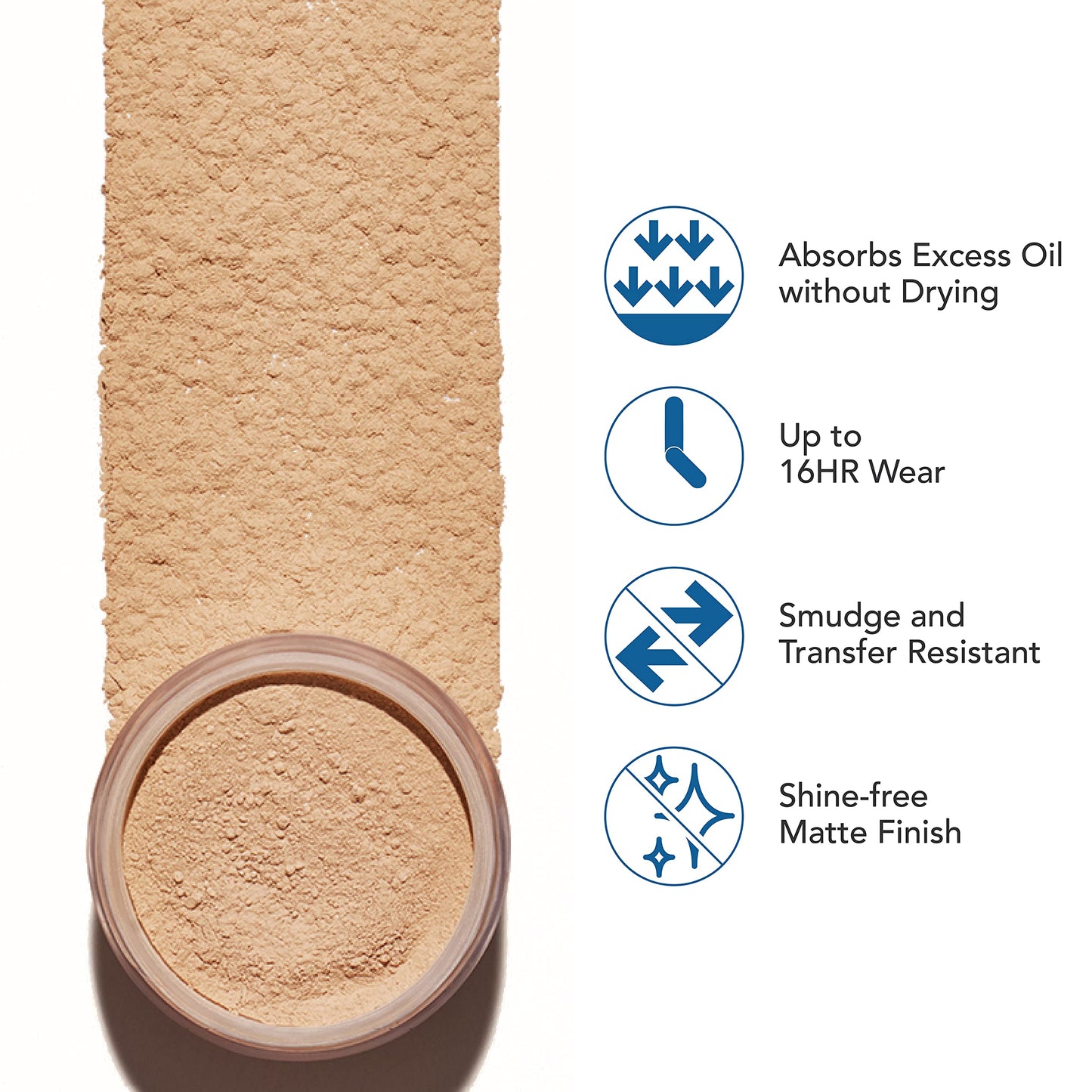 Dermablend Loose Setting Powder, Cool Beige Face Powder & Finishing Powder Makeup for Light, Medium and Tan Skin Tones, Mattifying Finish and Shine Control, 1oz