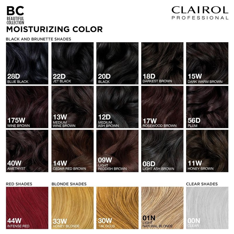 Clairol Professional Semi-Permanent Hair Color - Zero Damage Formula for All Hair Textures | Various Shades Available