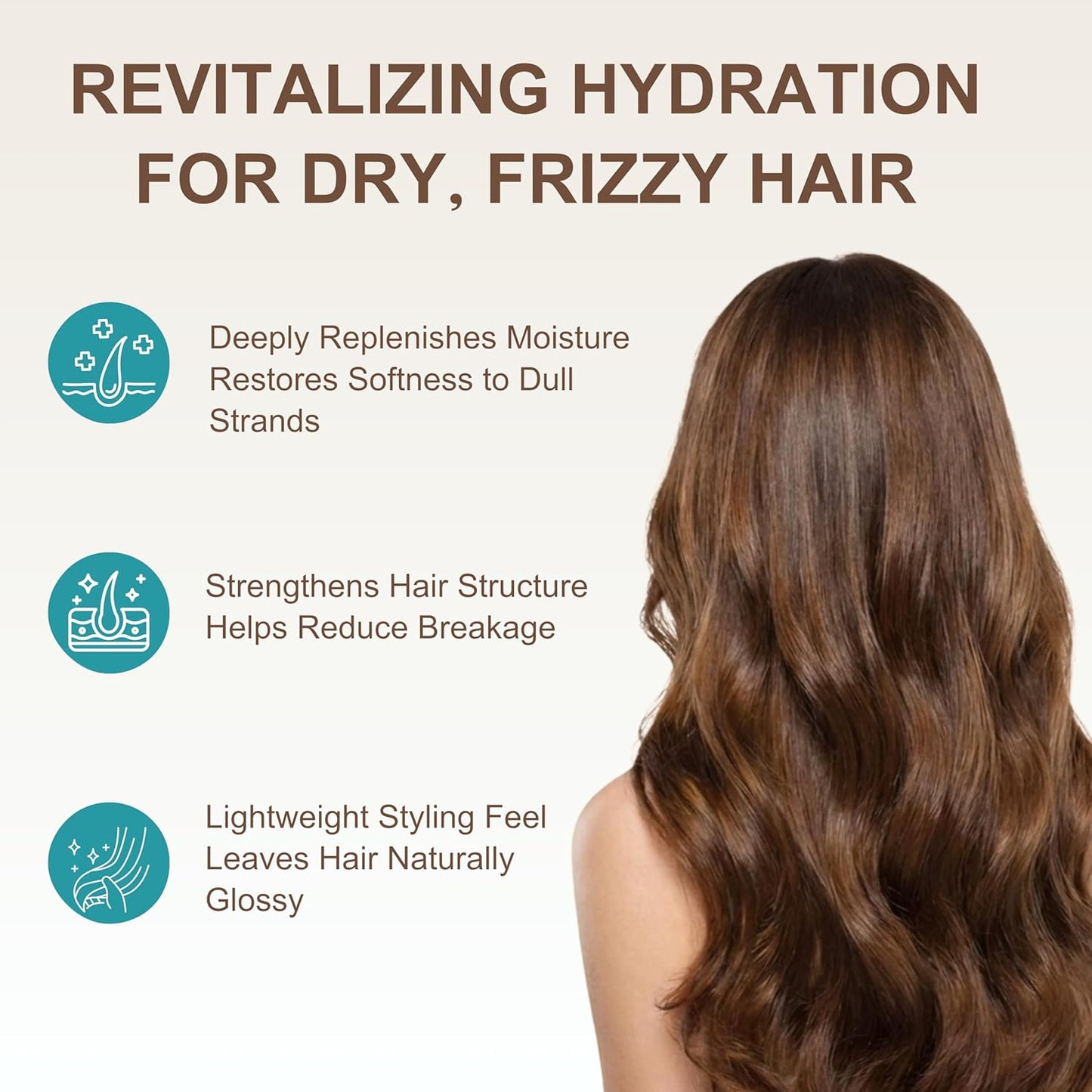 Moroccan Argan Oil - Nourishing Hair Oil for Frizzy, Curly & Damaged Hair - 100ML/3.4 Fl Oz