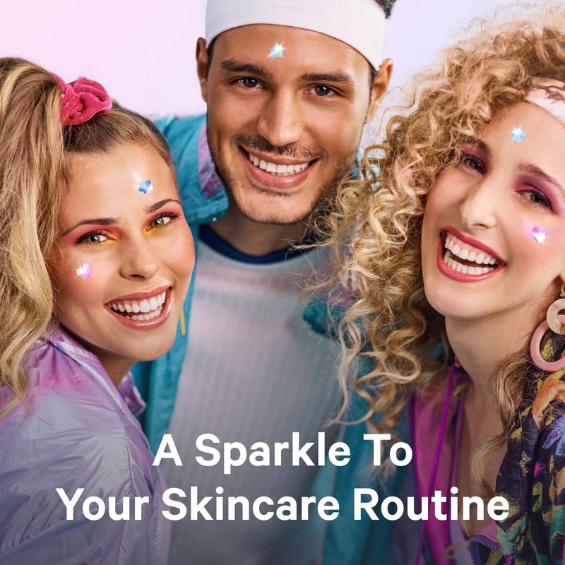 Sosky Hologram Pimple Patches for Face, Hydrocolloid Acne Patches with Salicylic Acid, Cute Star Zit Stickers,Colorful Blemish Covers,144 Count Blue Pink Star Heart Moon Cloud Butterfly Flower