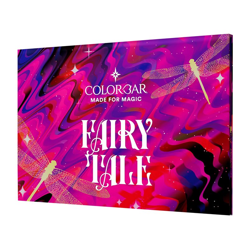 Colorbar Eyeshadow Palette - Richly Pigmented Glitter Eyeshadow - Crease-Proof and Velvety Smooth - Long-lasting Wear - Fairy Tale - 1 oz