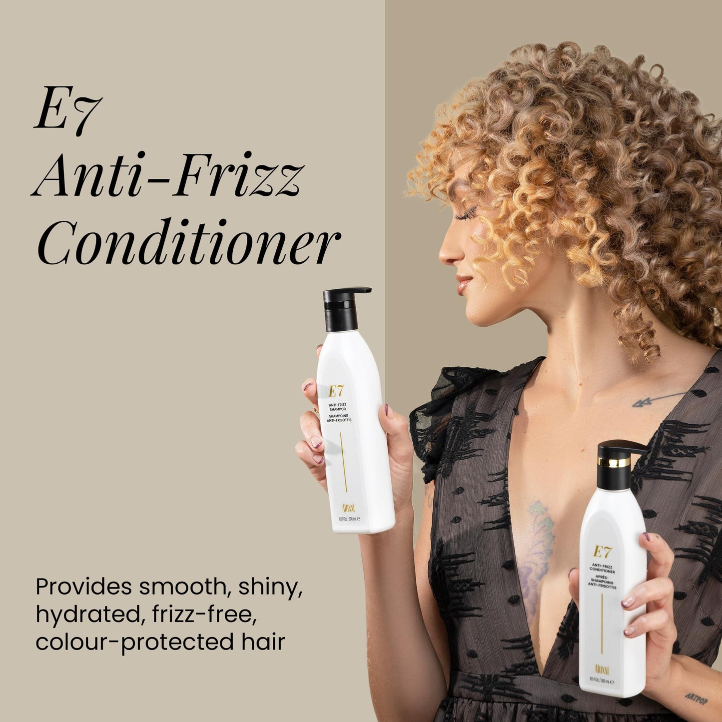 ALOXXI Moisturizing Conditioner - 7 Essential Oil Blend for Dry, Damaged & Frizzy Hair - Safe for Color Treated Hair, Paraben-Free, Softens & Manages Hair - 10.1 Fl Oz
