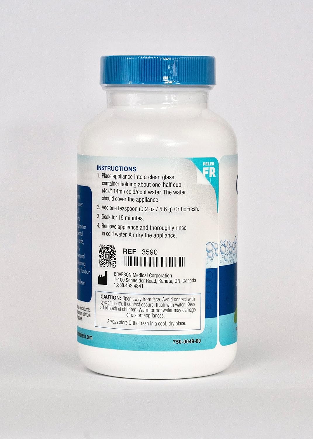 OrthoFresh Dental Appliance Cleaner - Professional Cold Water Formula for Effective Cleaning