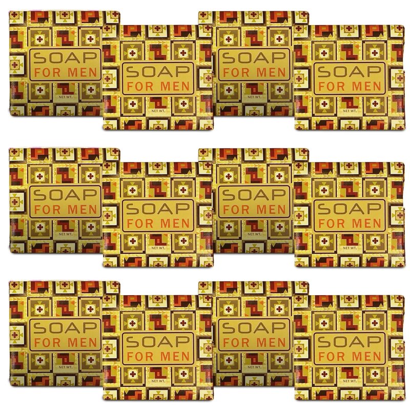 Greenwich Bay Trading Company 1.9oz Soap Bulk Packs of 12 (Soap for Men)