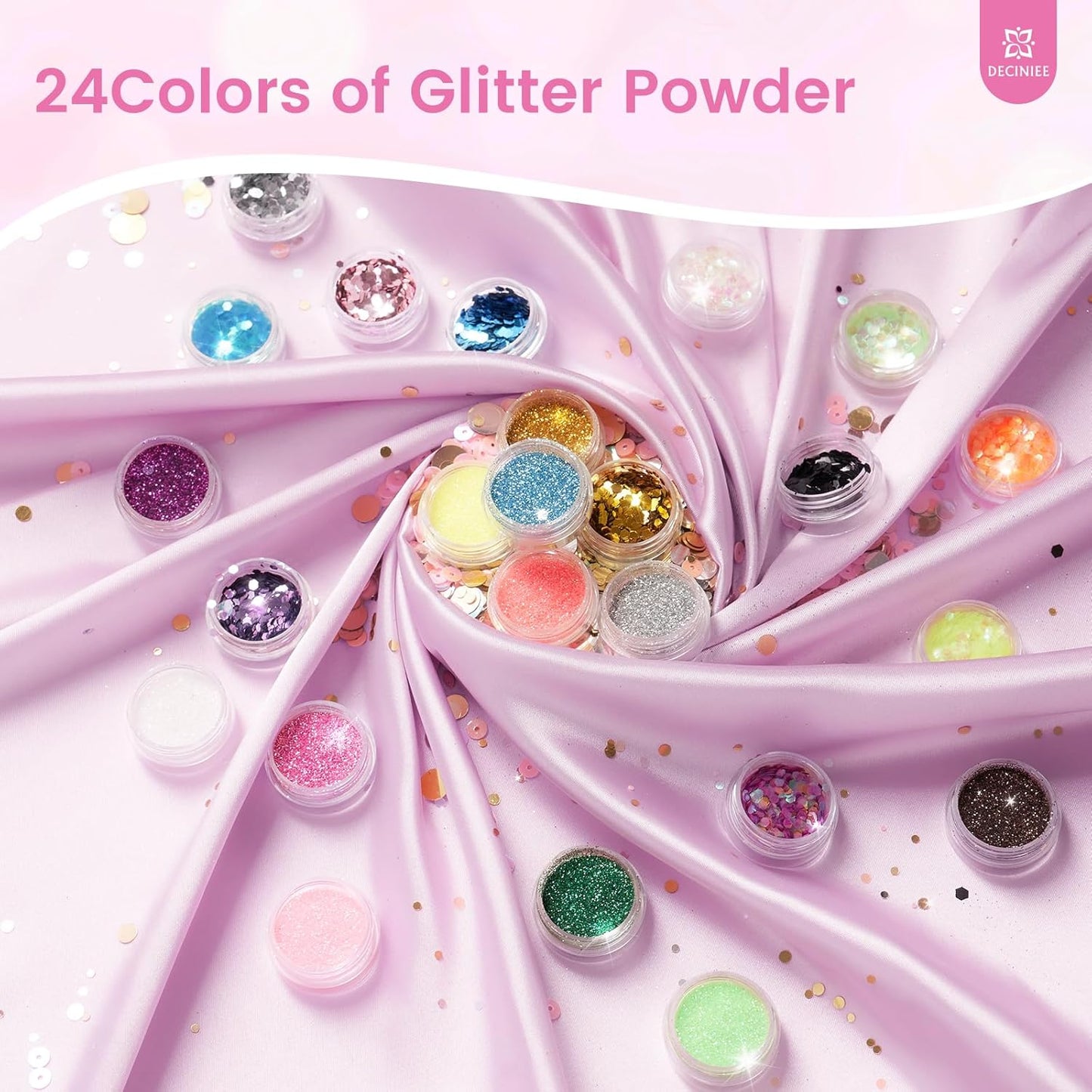 Nail Kit for Beginners - Complete Acrylic Powder Set with UV Light & Practice Finger | Rose Pink