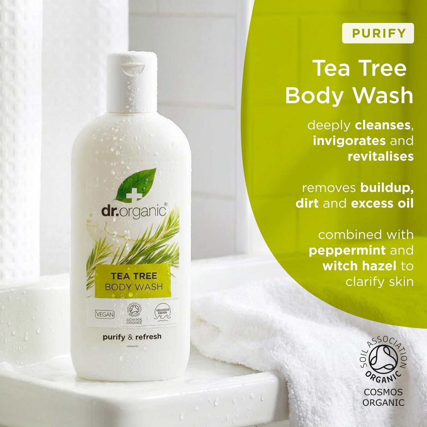 Organic Doctor Organic Tea Tree Body Wash, 8.5 fl.oz.