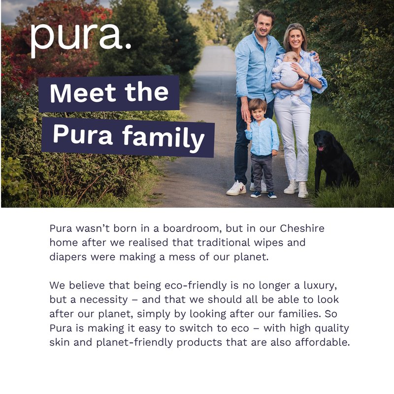 Pura Hypoallergenic Diapers, Size 3 (9-20 lbs) Monthly Pack, Overnight, up to 12 Hours Leak Protection, Suitable for Sensitive Skin, TCF, Super Soft Organic Cotton, 6 Packs of 26 (156 Baby Diapers)