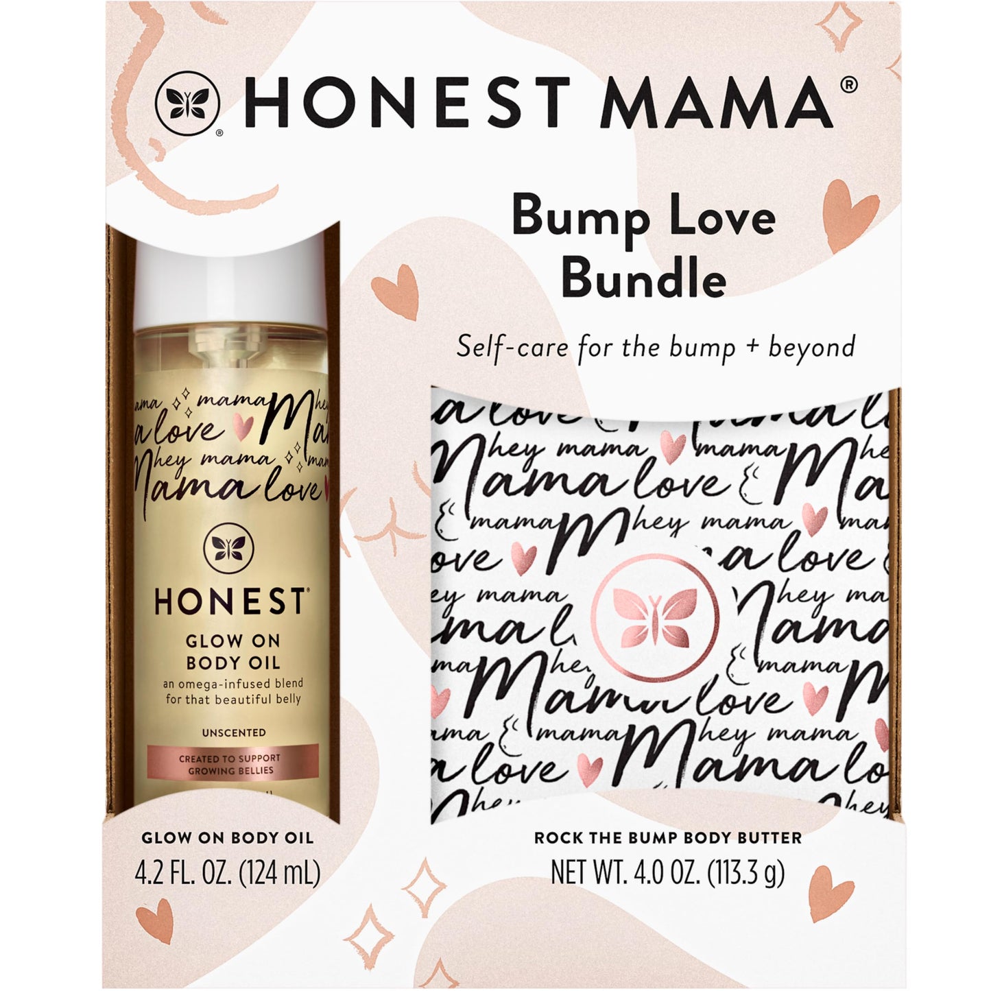 The Honest Company Honest Mama Body + Belly Bump Love Bundle | Moisturizing