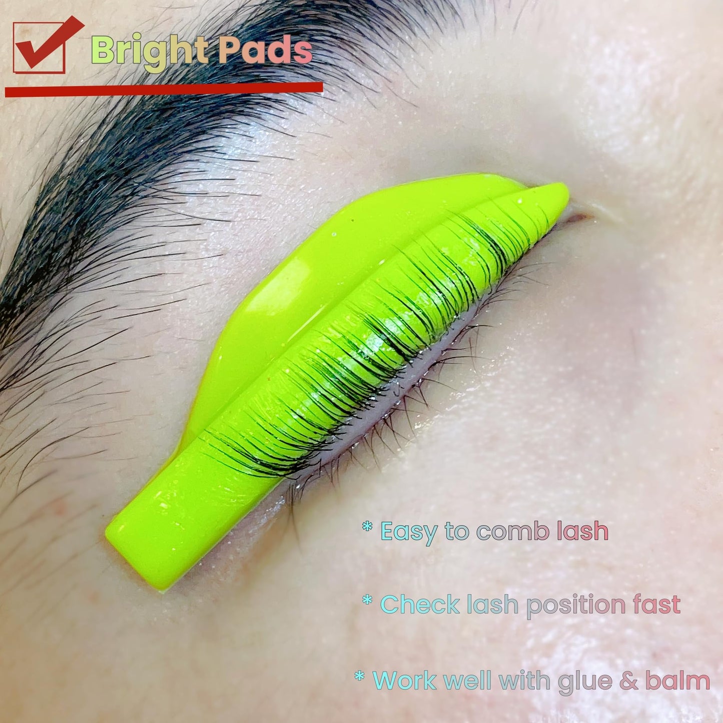 Lash Lift Shields LU Curl 10 Size Lifting Pad Rapid Eyelash Shield Shiny Perm Rods Make Eyes Natural Mint Green Perming Guards Curl Flexible Pads Extreme Rod 100 Use Elastic Lami Perming Roller