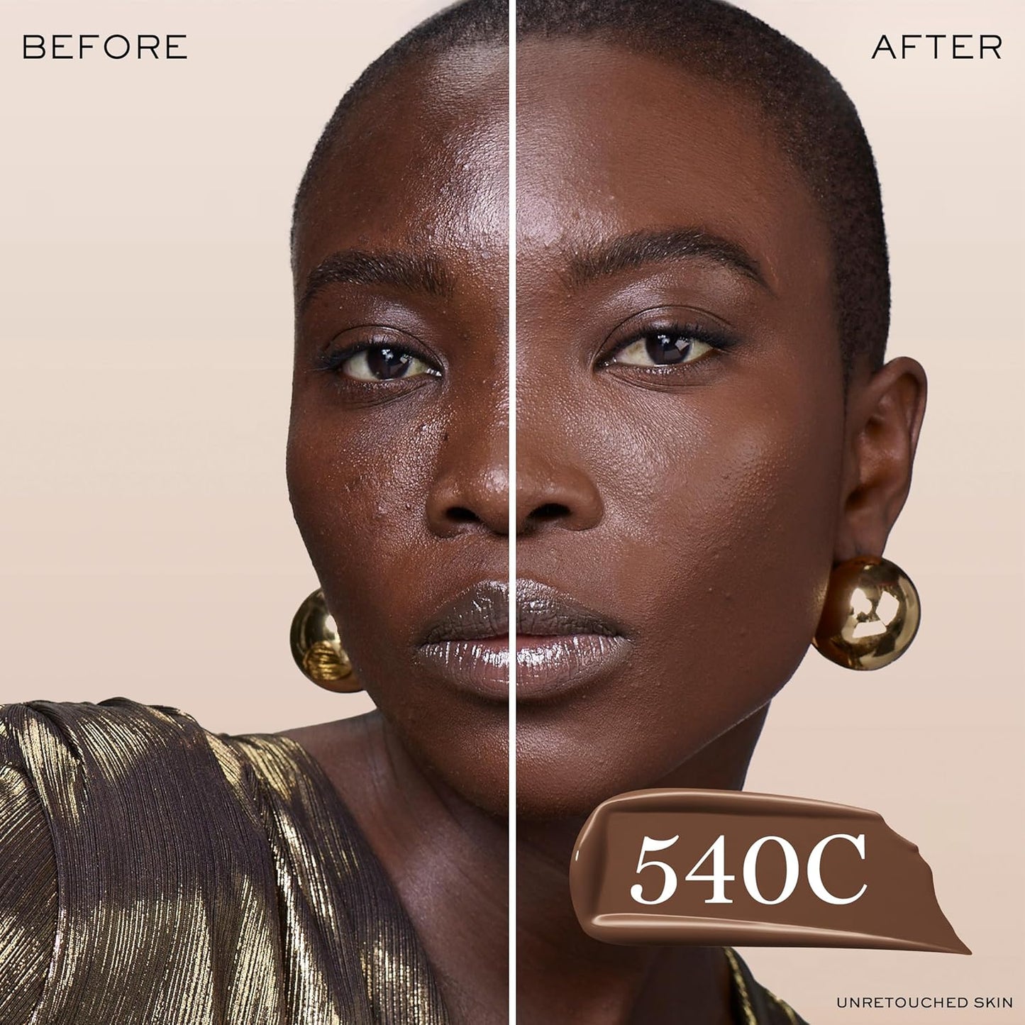 Lancôme Teint Idole Ultra Wear Foundation - Longwear, Medium-Full Coverage, Waterproof | 540C Deep Cool Red Undertones, 1 Fl Oz