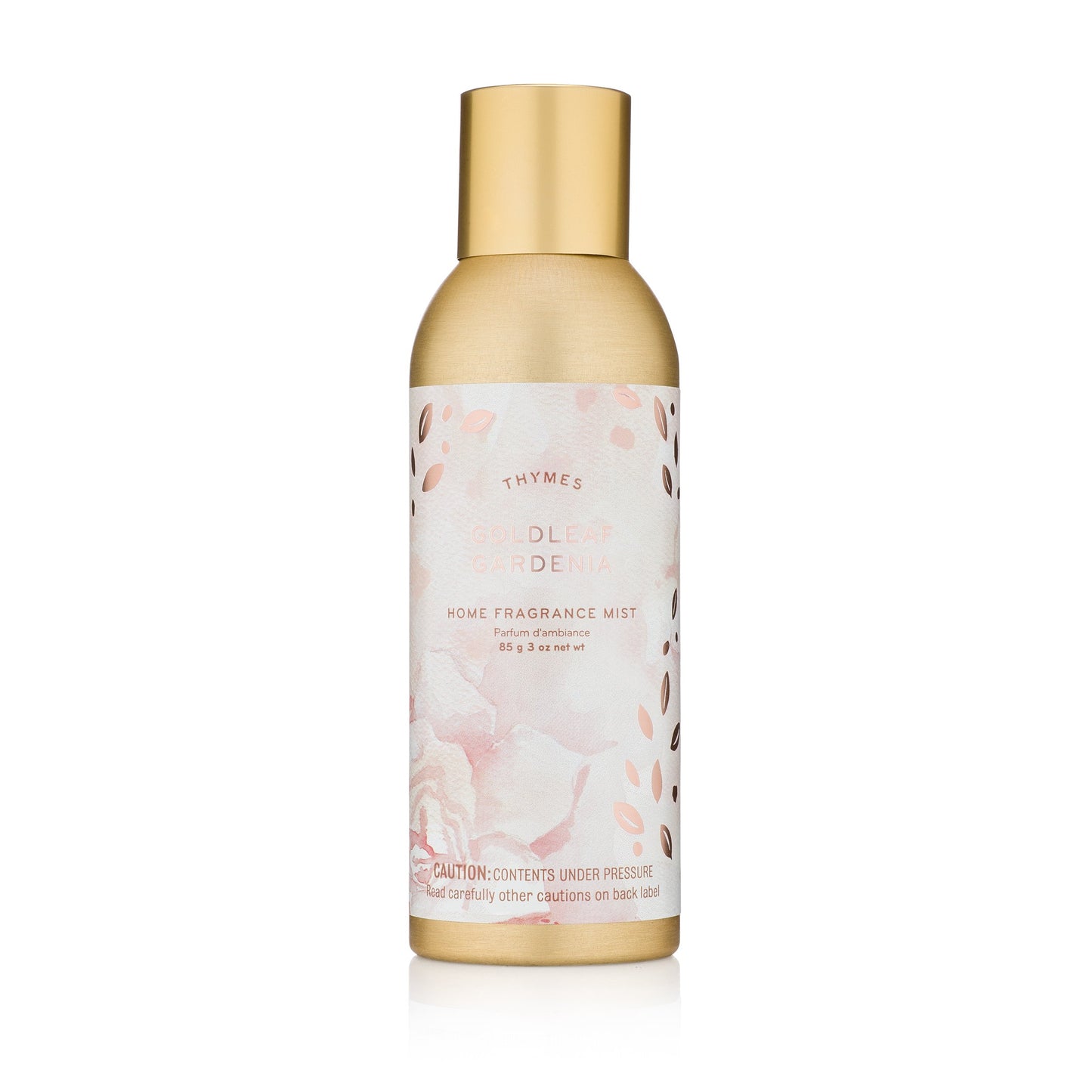 Thymes Home Fragrance Mist – Room Air Fresheners for Home Long Lasting – Air Freshener Spray – Premium Home Fragrance – Floral Notes of Gardenia, Lush Rose, & Fresh Jasmine (Goldleaf Gardenia, 3 oz)