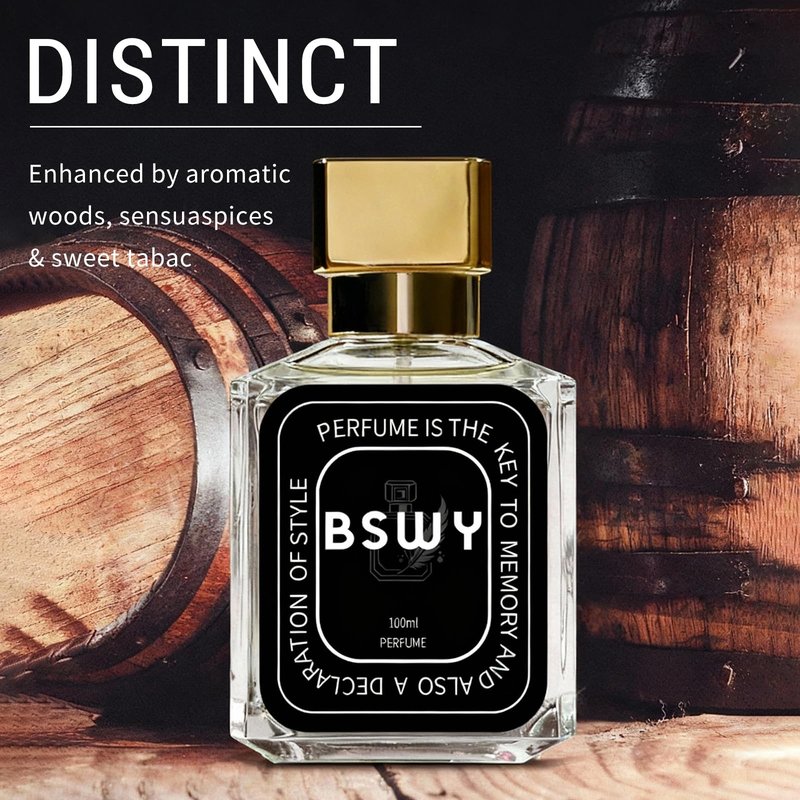 Perfume & Cologne for Men - Daily & Nighttime Eau de Parfum - Long Lasting 8-10 Hours Fragrance with Wood, Citrus, Agarwood, Leather, Vetiver and Musk - 100ml / 3.4fl oz