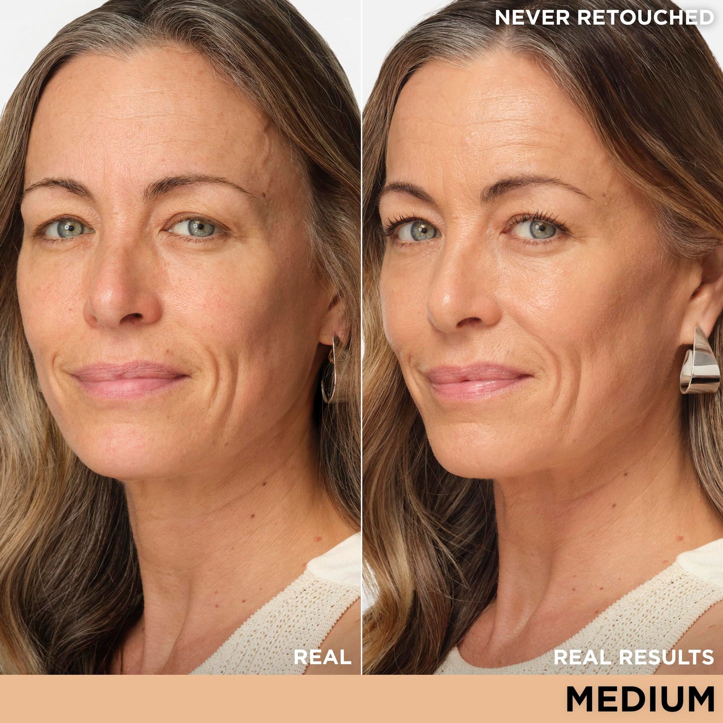 IT Cosmetics CC+ Nude Glow (Medium) - Medium Coverage Foundation with SPF 40 & Brightening Glow Serum, Lightweight Skin Tint, 2% Niacinamide + Hyaluronic Acid, Up to 24H Hydration - 1.08 fl oz