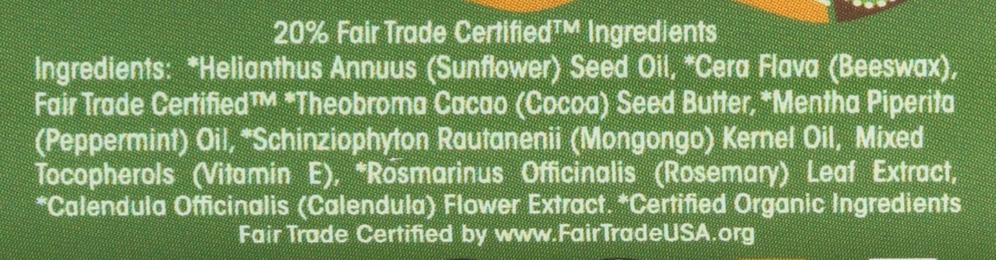 Eco Lips, Lip Balm Mongo Kiss Peppermint Organic, 0.25 Ounce