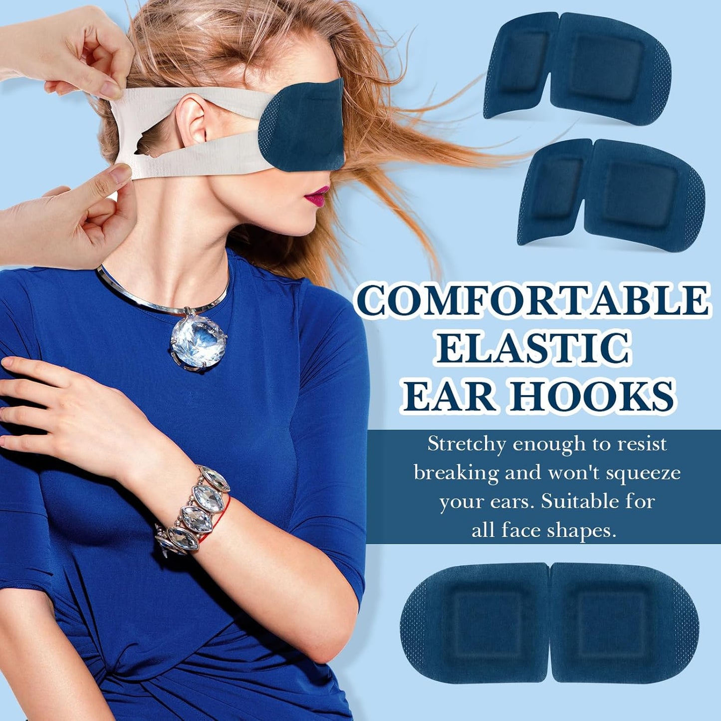 Disposable Steam Eye Masks - 100 Pcs Unscented Self-Heating Warm Compress for Dry Eyes | Relaxation & Spa Gifts