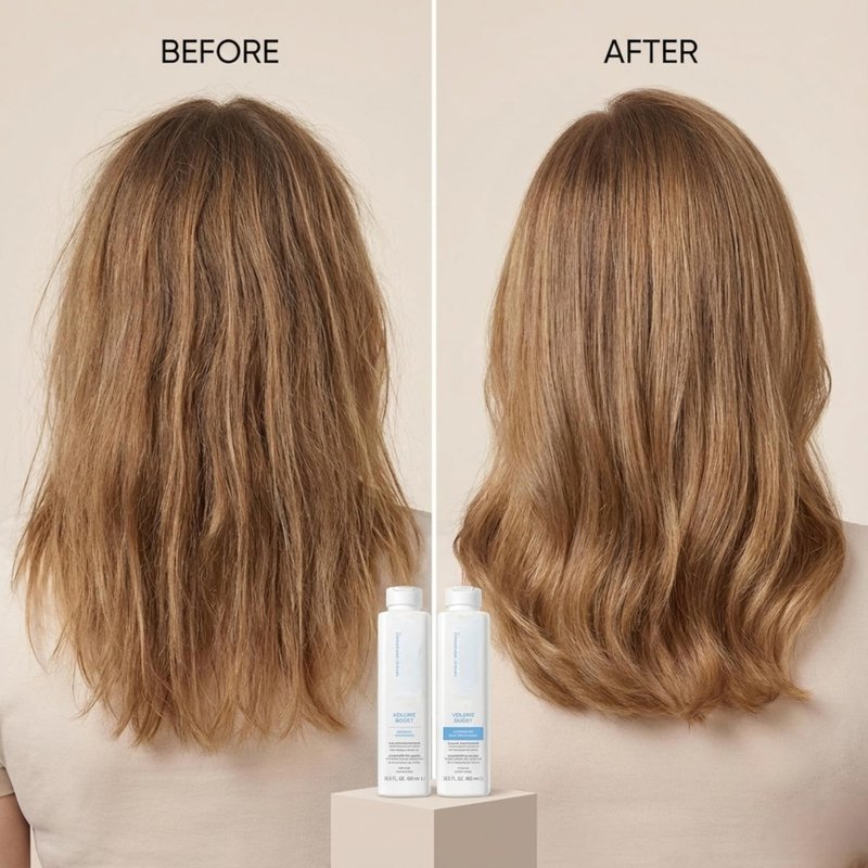 B-Biolage Volumizing Shampoo and Conditioner Set for Fine Hair – Lightweight Root Lift System – Thickening & Body Boost Formula with Soy Protein – Color Safe Daily Volume Care