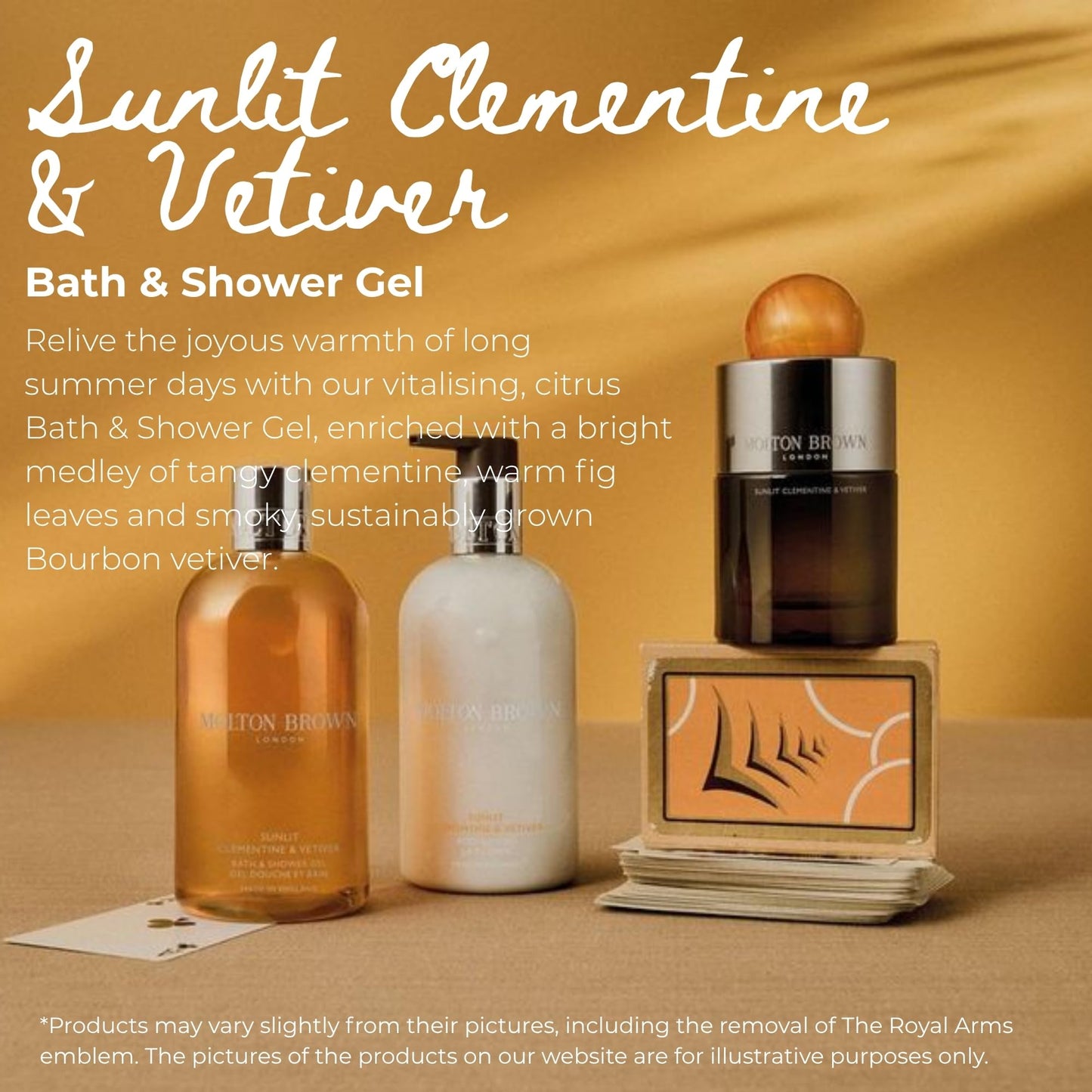 Molton Brown Sunlit Clementine & Vetiver Body Wash 10 fl. oz.
