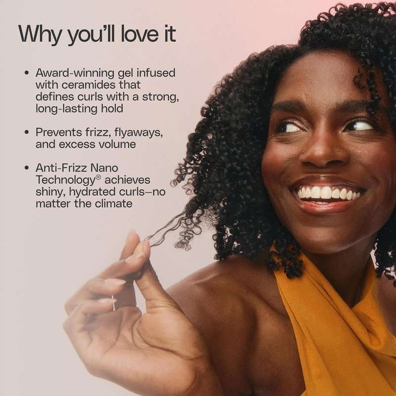 Ouidad Advanced Climate Control Gel - Stronger Hold for Curly Hair | Crunch-Free, Frizz Control, Moisture Lock, All Curl Types
