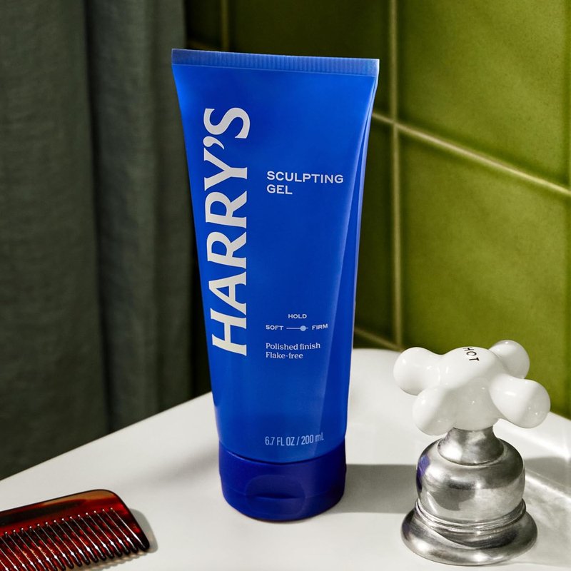 Harry's Hair Gel for Men - Firm Hold & Polished Finish | 6.7 Fl Oz, 3 Pack