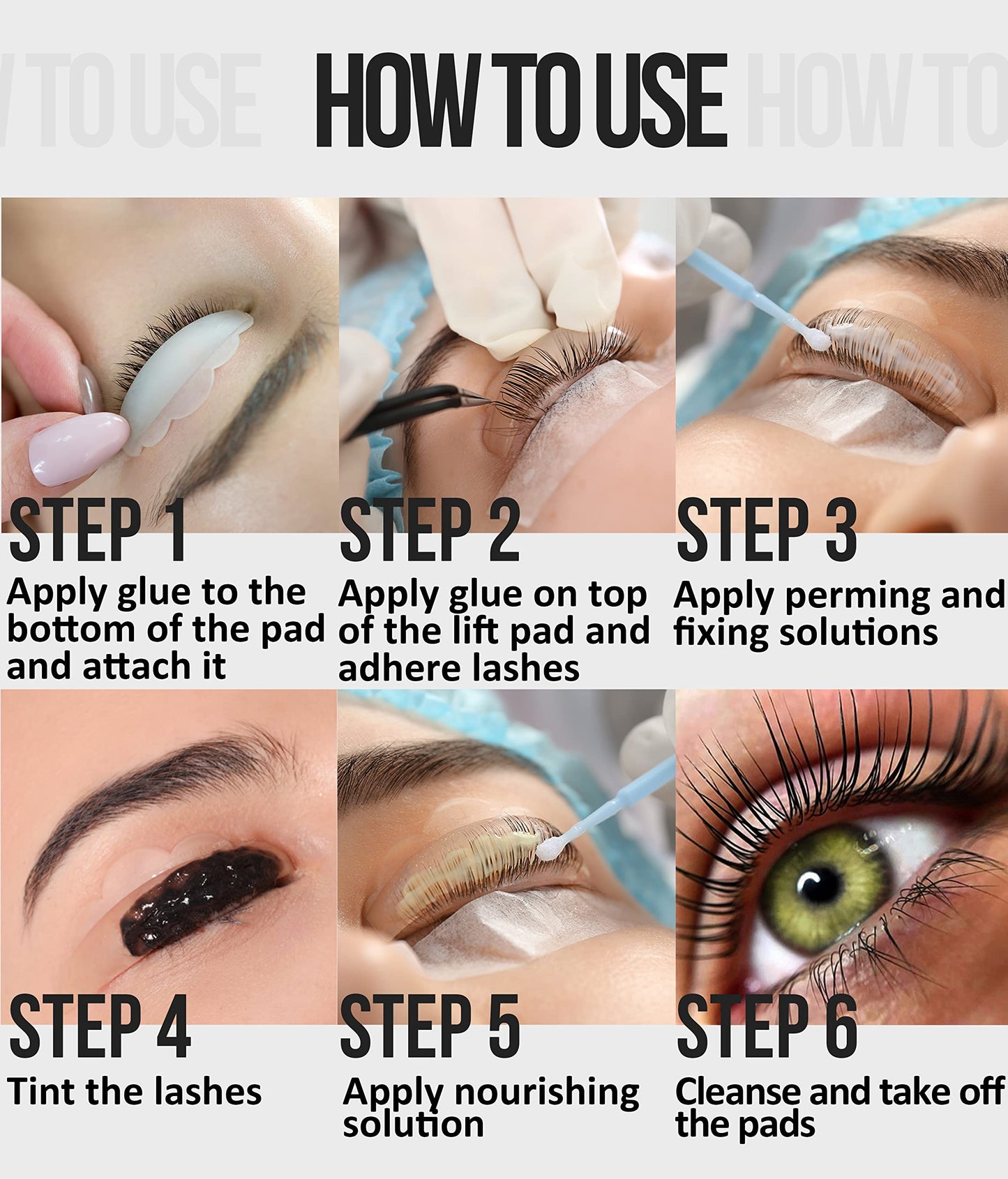 STACY LASH Professional Perm Glue / 0.17 fl.oz./ 5 ml/Transparent Lash Adhesive/Water-Soluble Eyelash Lifting Glue/Supplies for Professional & Home Use