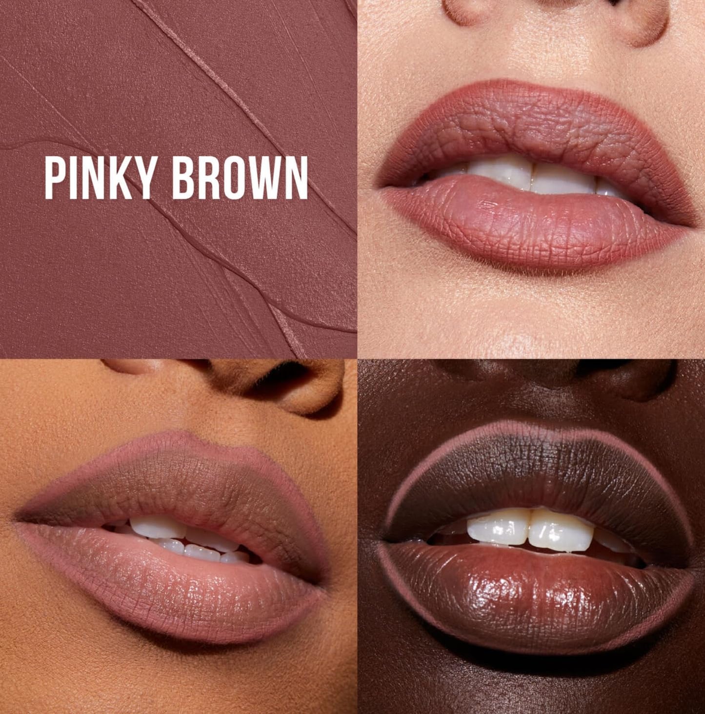 HUDA BEAUTY Lip Contour 2.0 Automatic Matte Lip Pencil Pinky Brown