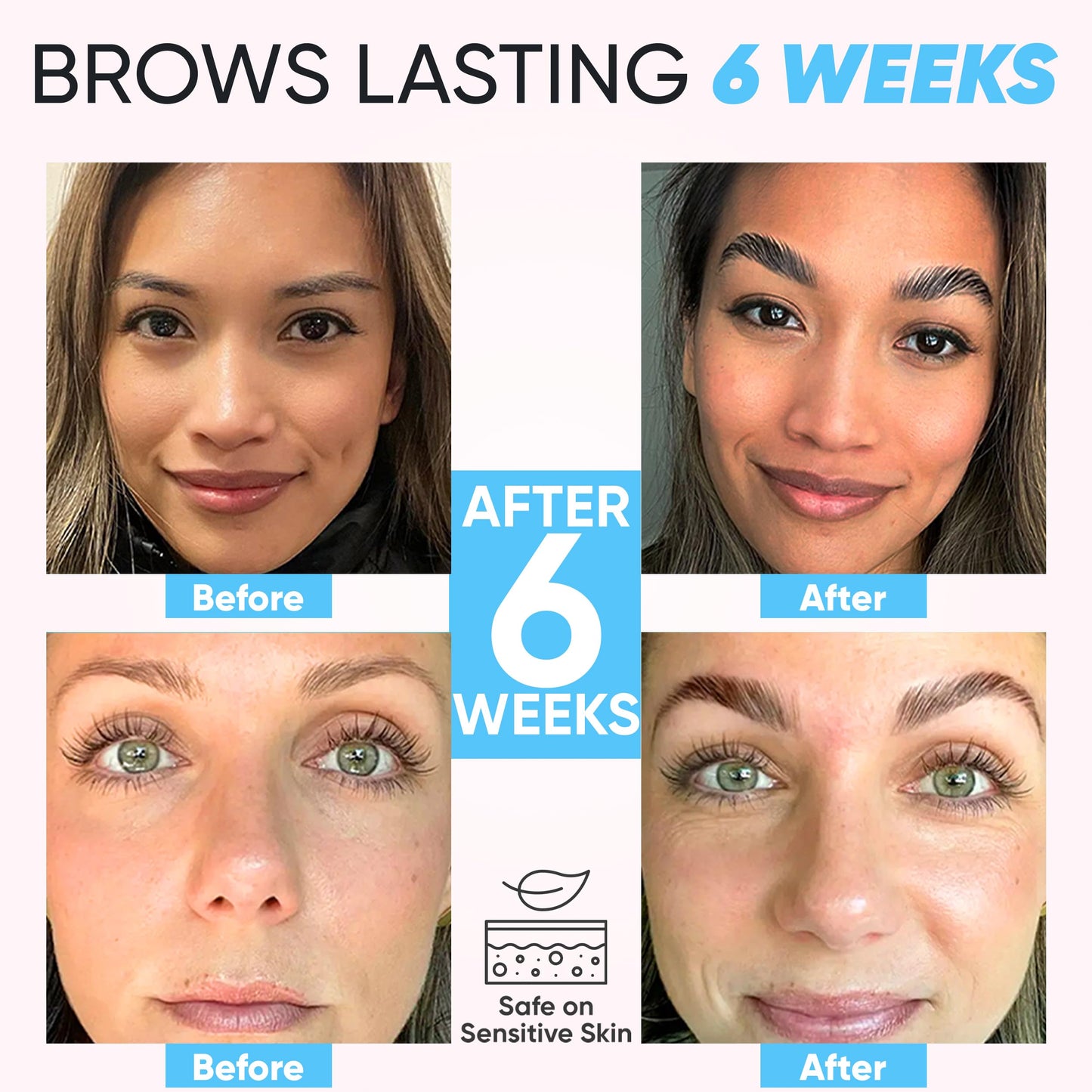 Elevate the Beauty At Home Brow Lamination Kit | Eyebrow Lamination Kit for DIY Use | Long-Lasting Brow Lift Results for Fuller, Defined Brows | Easy 4-Step System with Tools & Video Guide Included