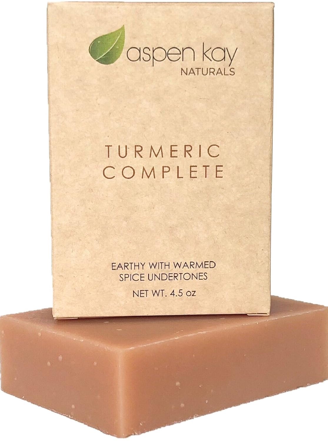 Aspen Kay Naturals Turmeric Soap - Natural & Organic Gentle Cleanser | 4.5oz Bar