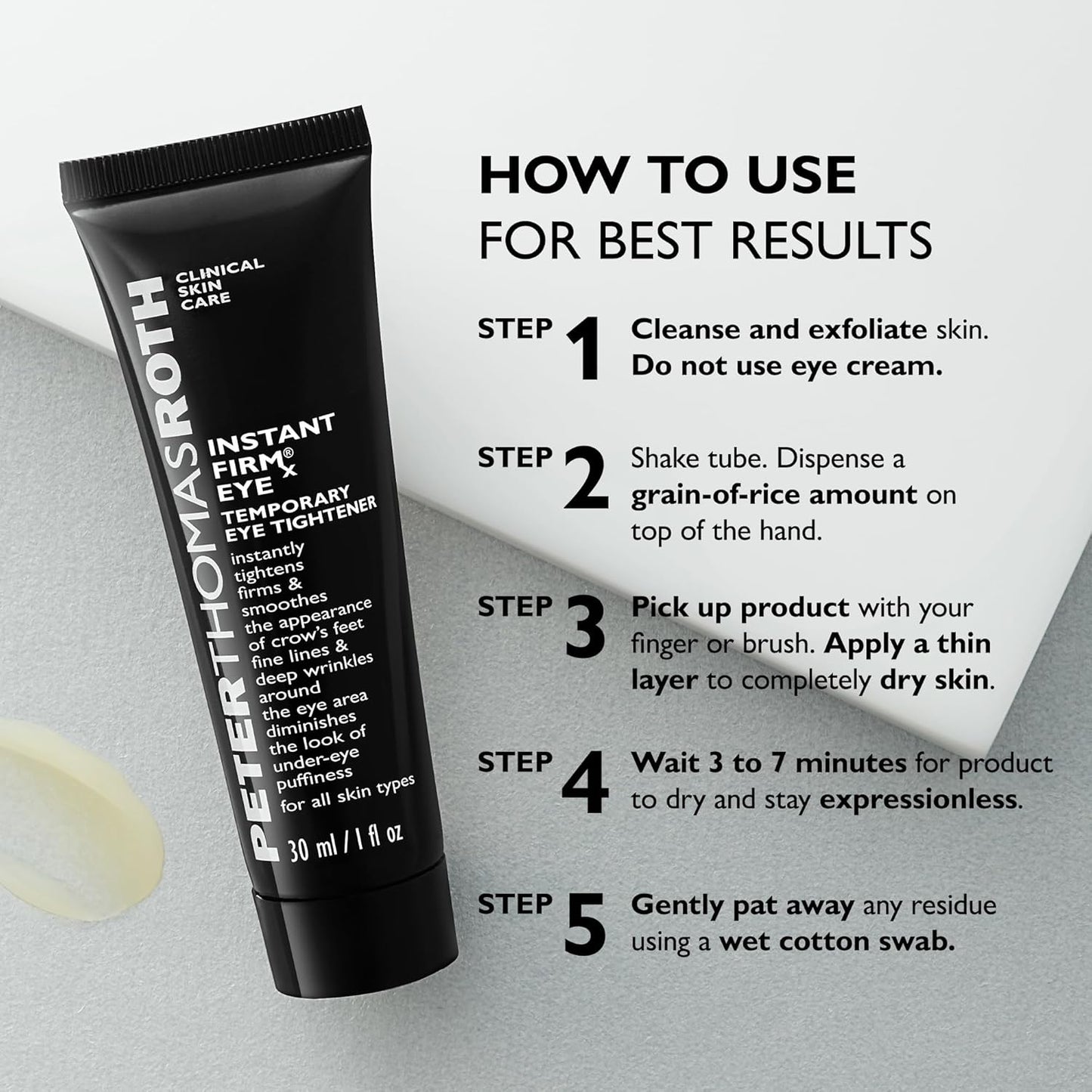 Peter Thomas Roth Instant FIRMx Eye Tightener - Easy-Wear Formula for Firming & Smoothing | Pack of 2