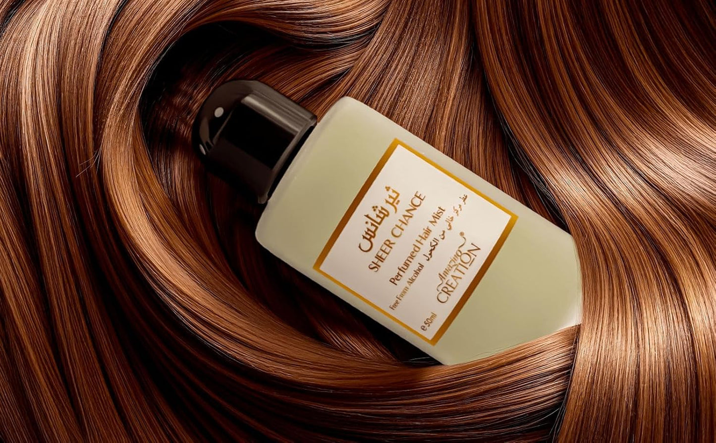 Sheer Chance Alcohol-Free Perfumed Hair Mist - 1.7 FL Oz | Lightweight Fragrance for All Hair Types