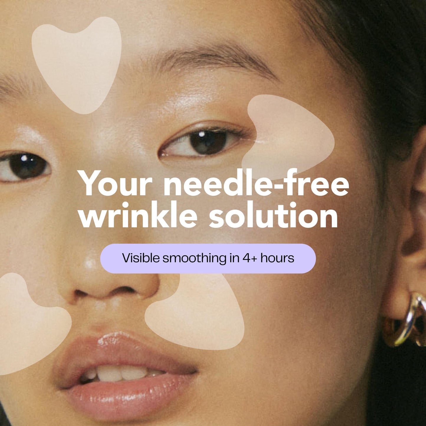 Morrow Beauty Peptide Wrinkle Patches – Overnight Anti-Aging Treatment for Forehead, Crow’s Feet, Elevens & Smile Lines