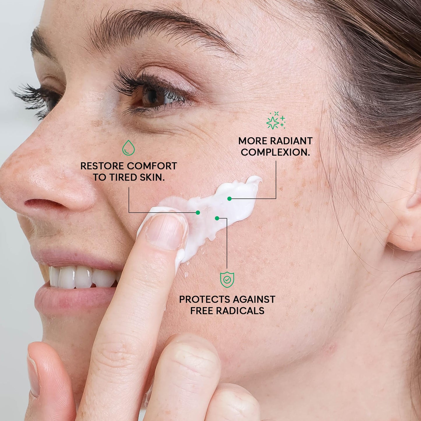 Ultimate Smoothing Facial Cream – Hydrating Anti-Aging Moisturizer for Face with Aloe Vera, Coconut Oil, Cucumber Extracts, Glycolic & Lactic Acid & Vitamin E Nourishing Facial Moisturizer for Women