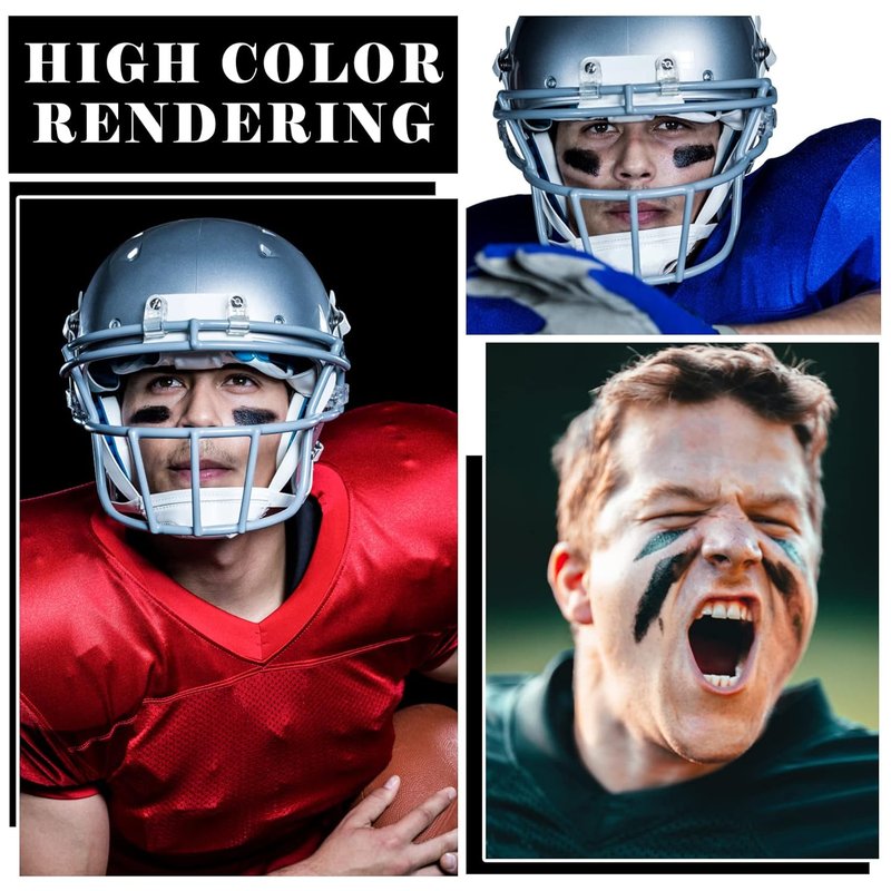 Eye Black Baseball Stick - 3Pcs Face Paint Kit for Athletes | Softball & Football Costume Accessories