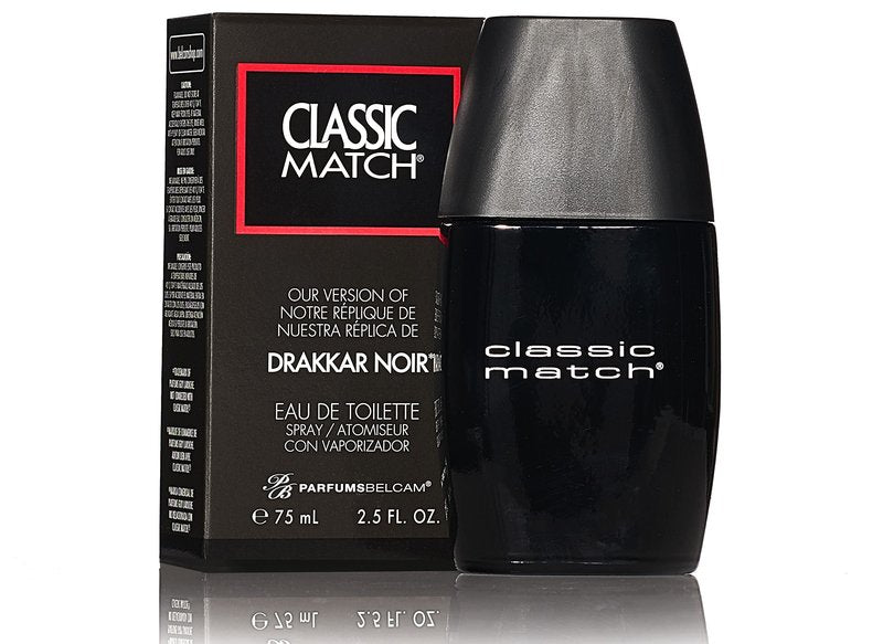 PB ParfumsBelcam Classic Match our Version of Drakkar Noir EDT,2.5 Fl Oz (F37437-04-DN) (Pack of 2)
