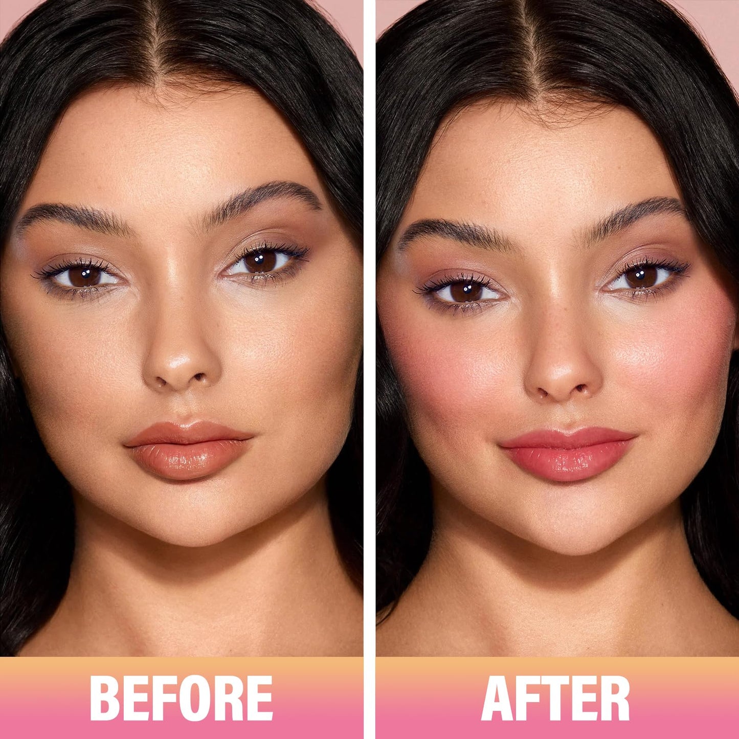 CARSLAN Sun Kissed Blush & Bronzer Stick for Cheeks Lips & Eyes, Long-Lasting Matte Cream Makeup Blush Stick, Blendable & Vegan, Natural Glow for All Skin Tones, Shade 01 Morning, 0.21 oz