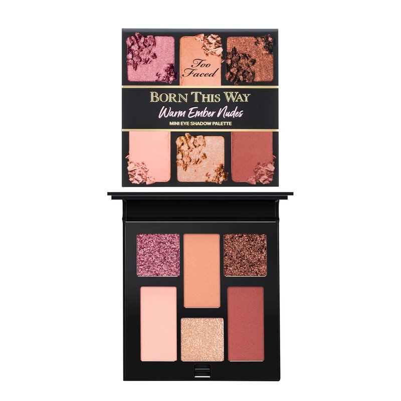 Too Faced Born This Way Mini Eye Shadow Palette - Natural Nudes, High Pigment Matte & Shimmer, 0.2 Ounce