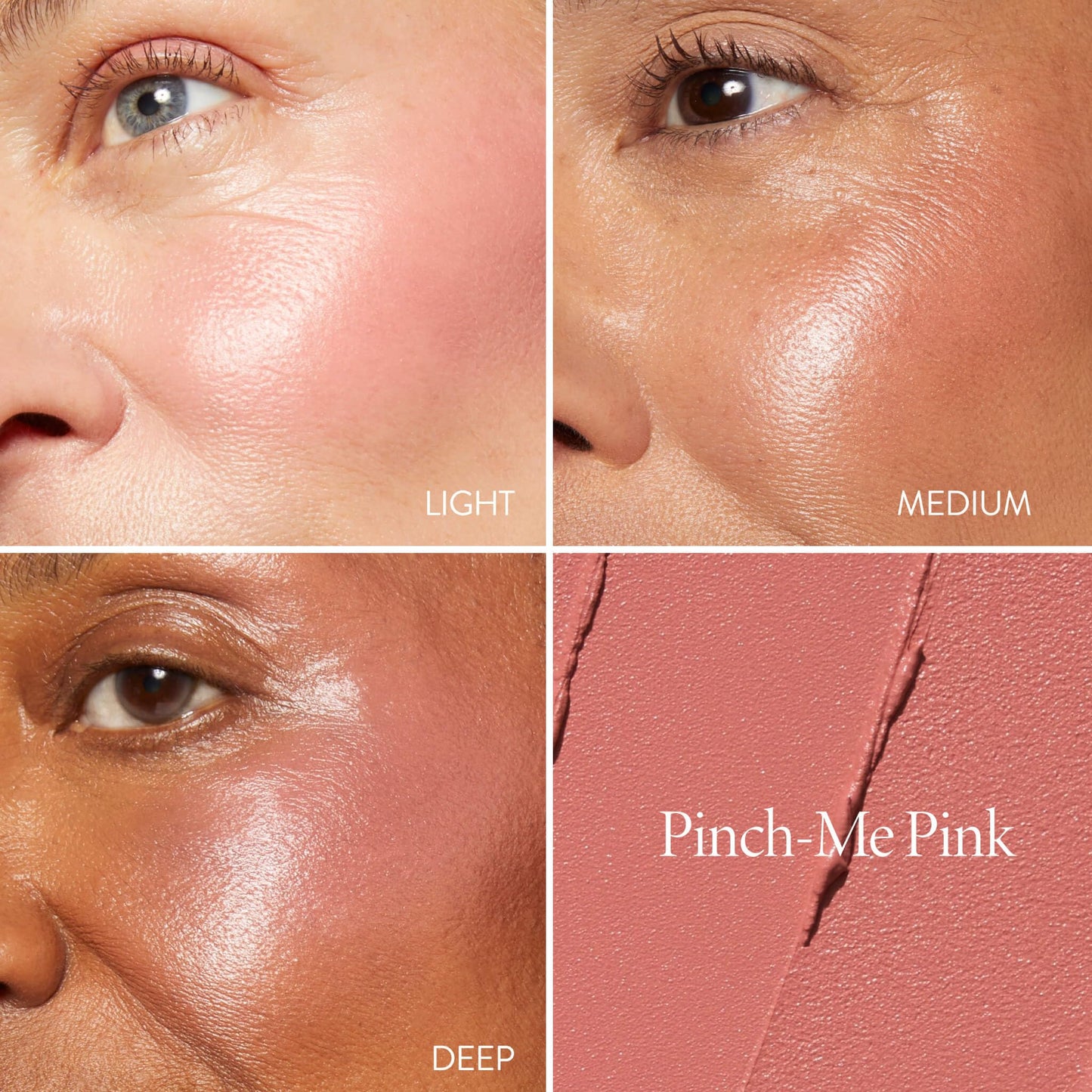LAURA GELLER NEW YORK The Wonder Balm Cream Blush – Pinch-Me Pink – Hydrating Multi-Use Cheek & Lip Color – Squalane & Sunflower Oil – Lightweight, Buildable Sheer Glow – For Mature & Dry Skin – Vegan