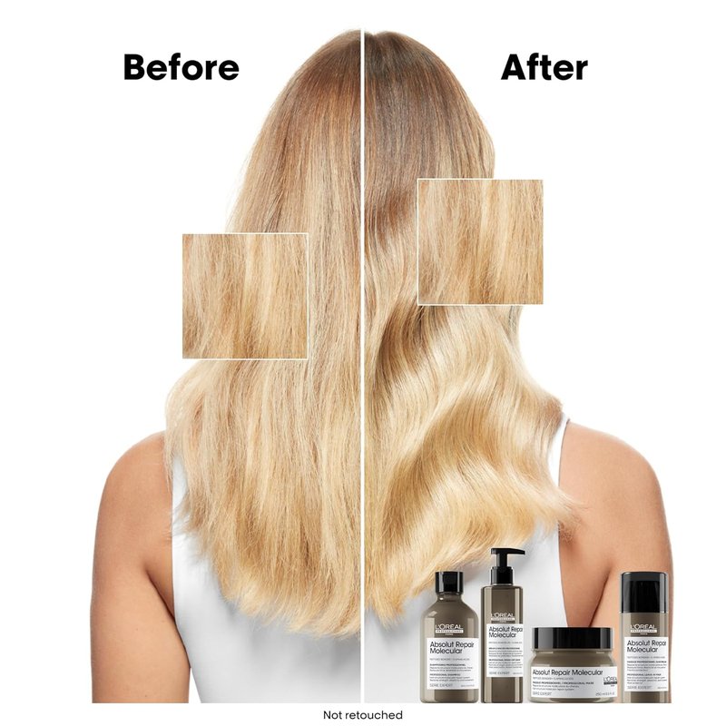 L'Oréal Professionnel Absolut Repair Duo | Rinse-Off Serum & Mask for Damaged Hair - 250ml